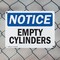 Signmission Empty Cylinders, 18 in W x Rectangle, Plastic OS-2PACK-NS-P-1218-L-12023 - alternate 4